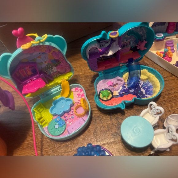 Polly pocket mega lot ice cream, flamingo, otter, birthday cake & puppy star - Picture 7 of 12